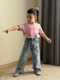 STİCH KOT PANTALONLU 2’Li KIZ TAKIM STİCH KOT PANTALONLU 2’Li KIZ TAKIM