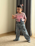 STİCH KOT PANTALONLU 2’Li KIZ TAKIM STİCH KOT PANTALONLU 2’Li KIZ TAKIM