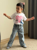 STİCH KOT PANTALONLU 2’Li KIZ TAKIM STİCH KOT PANTALONLU 2’Li KIZ TAKIM