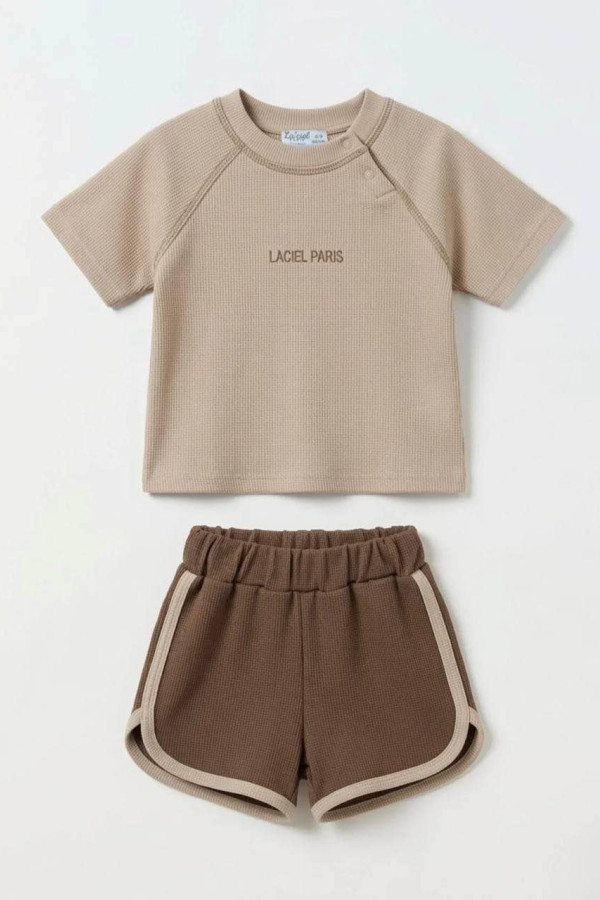 La’ciel Paris Baby Gofre Çıtçıtlı Set