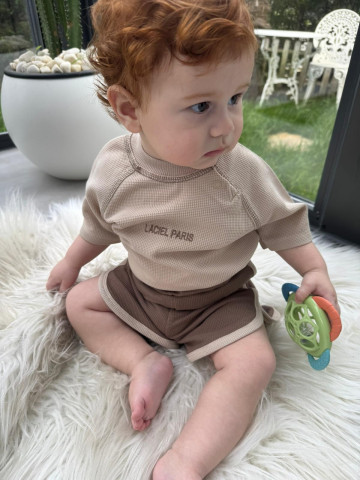 La’ciel Paris Baby Gofre Çıtçıtlı Set